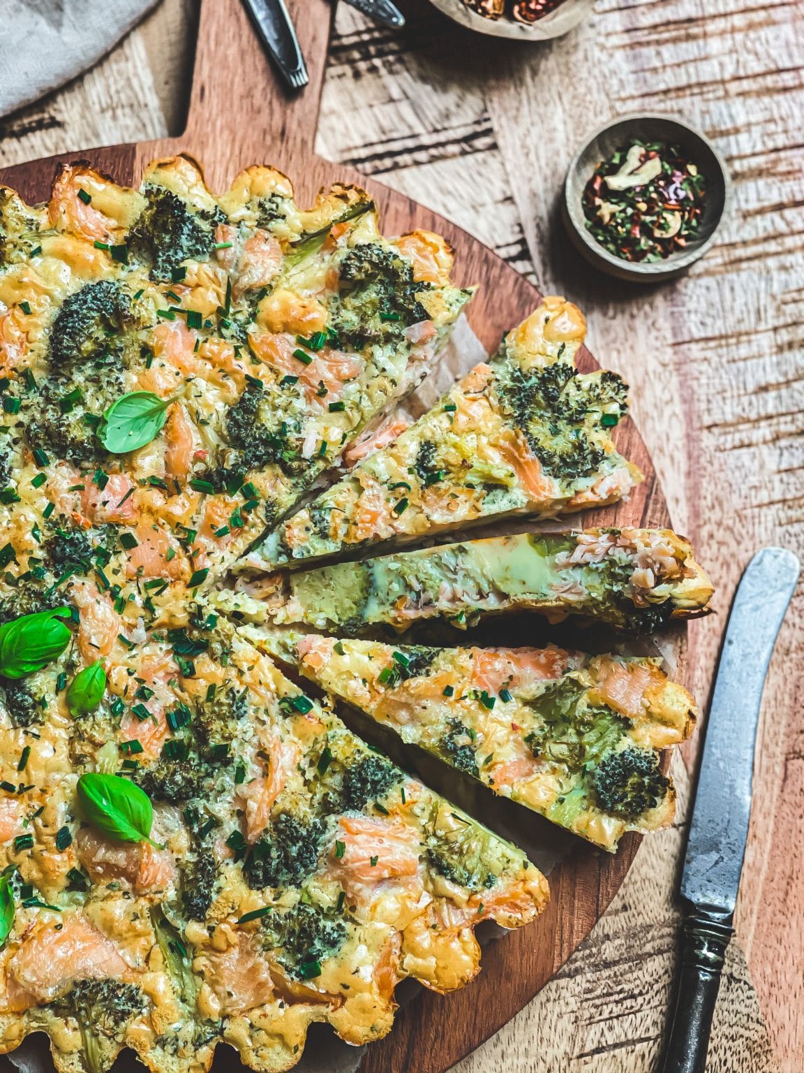 recette facile tarte vegan brocoli