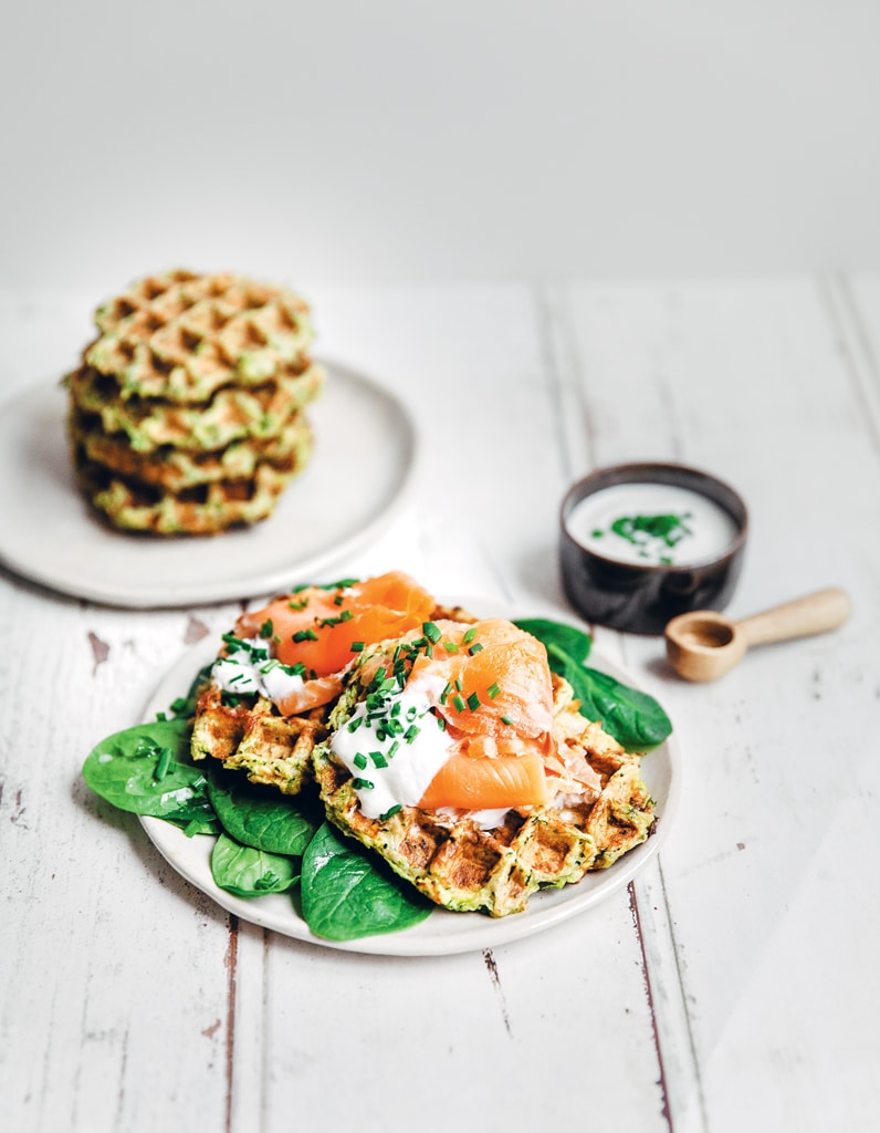 gaufre saumon vegan recettes faciles