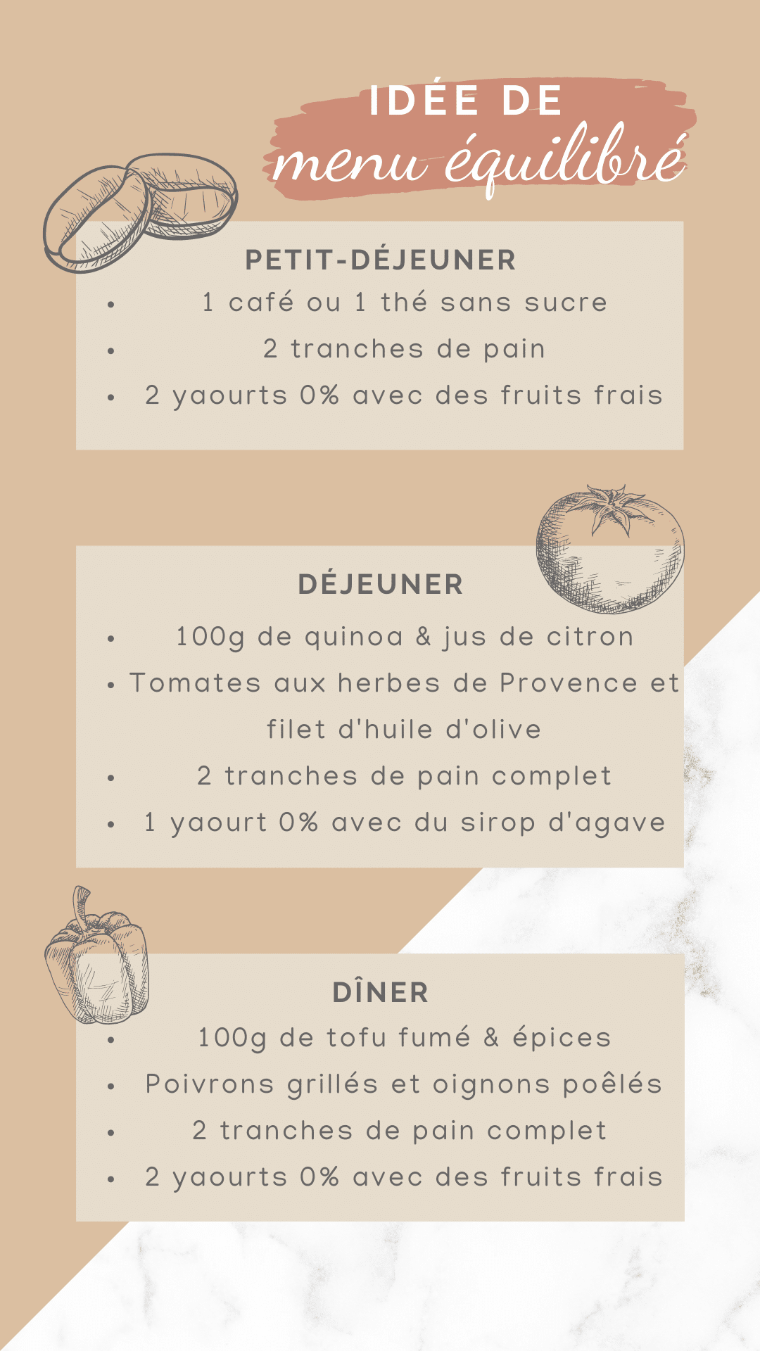 hygiène de vie top body menu