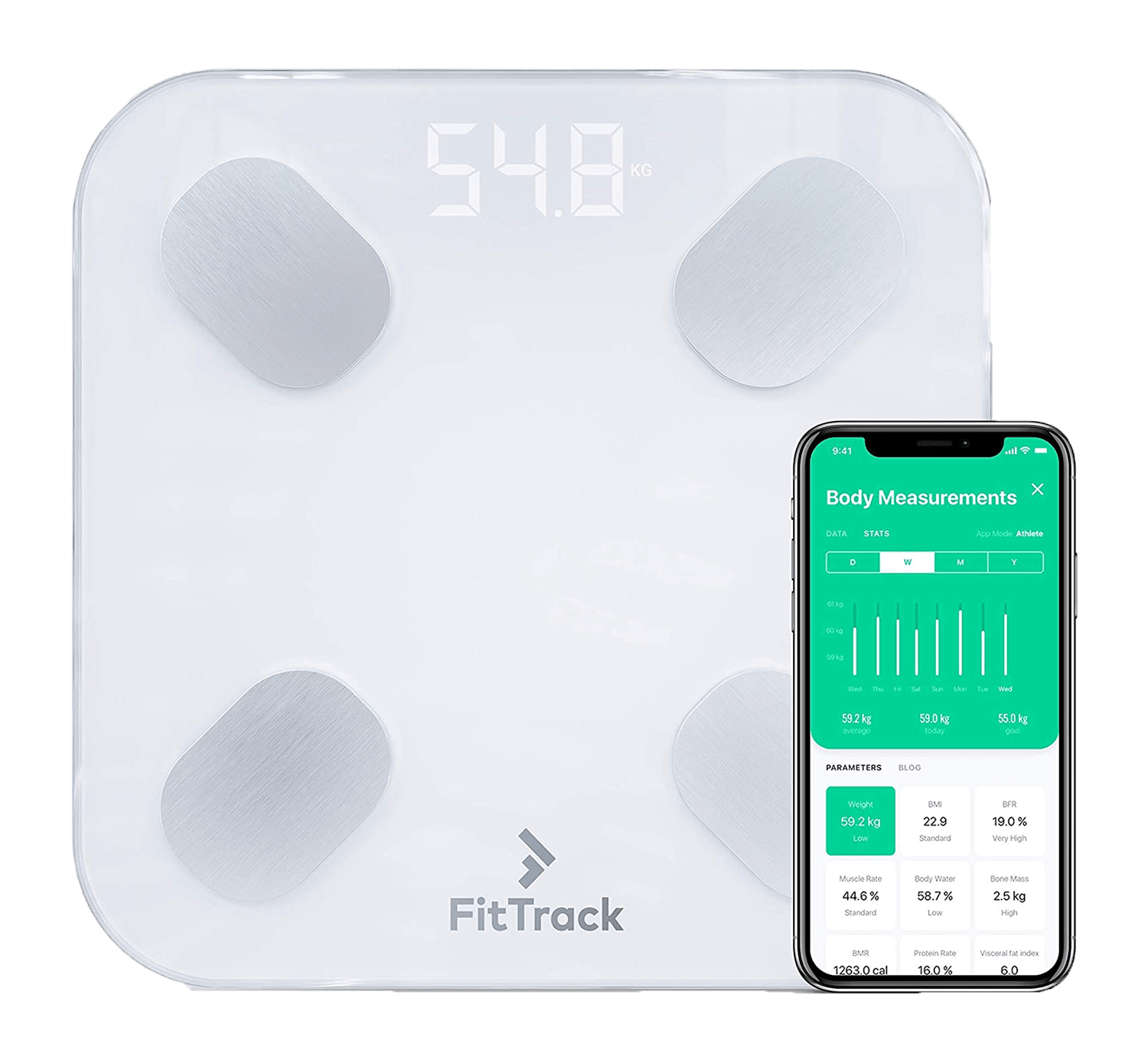 Balance connecté fittrack mativation