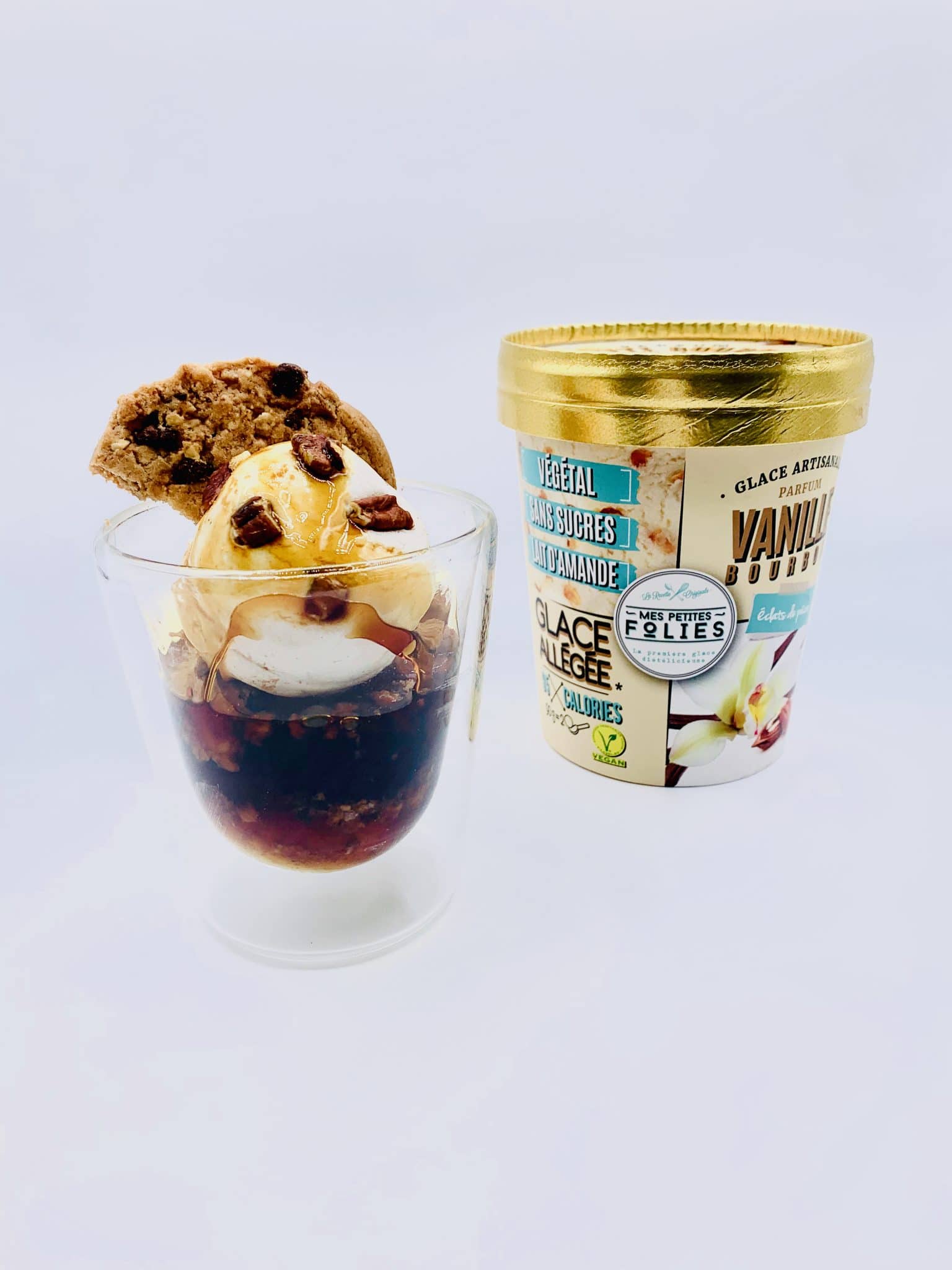 glace vanille pecan vegan dessert rapide