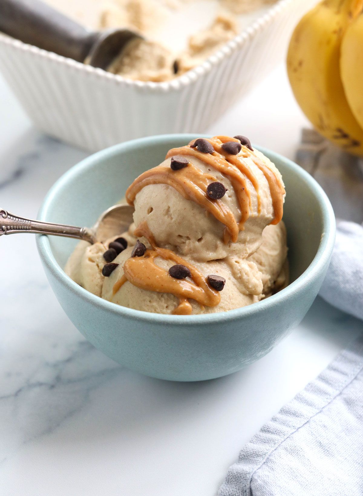 Wellness ice cream banane beurre de cacahuète