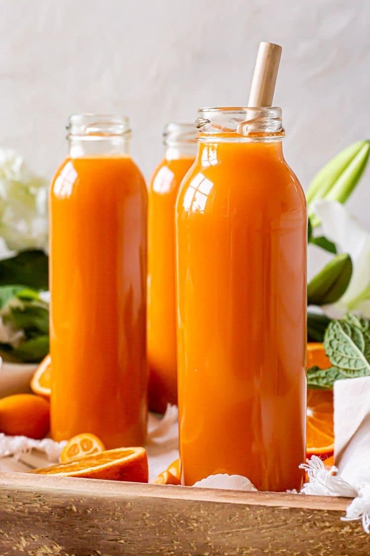 jus orange pomme carotte gingembre 